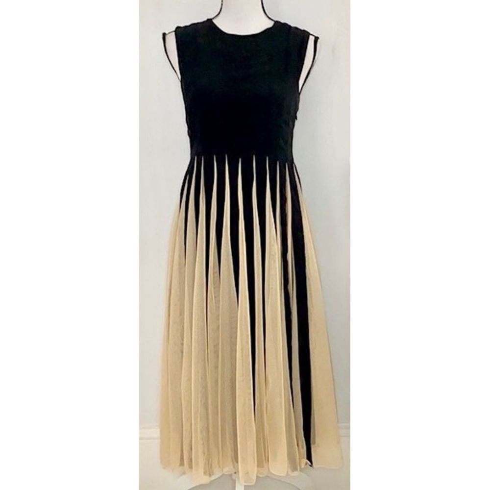 ASOS Black Sleeveless Tulle Maxi Dress